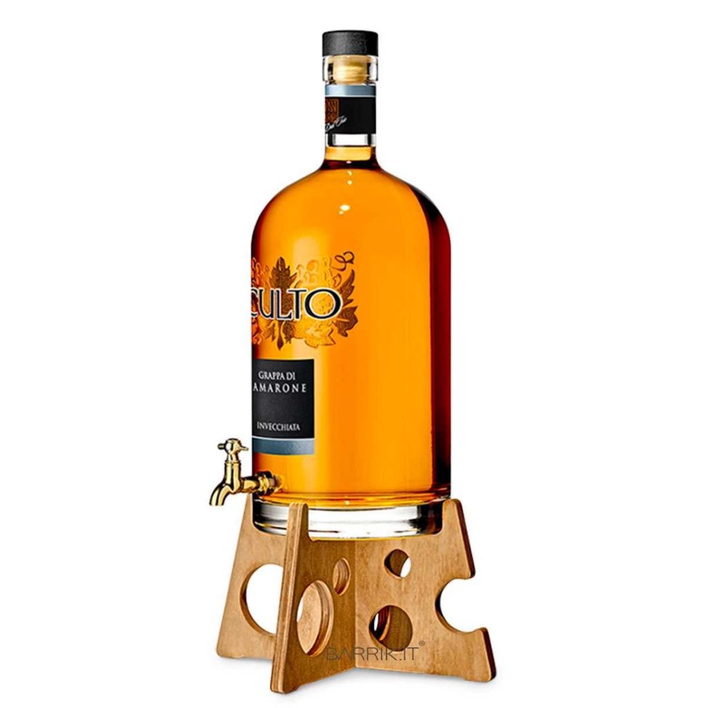 Bottiglia grappa sfera con vele blu - Rarità