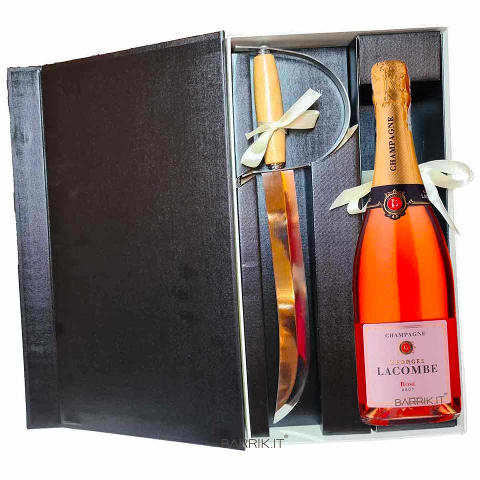 Champagne Lacombe Rosè Astuccio Con Sciabola – Barrik – Wine Shop