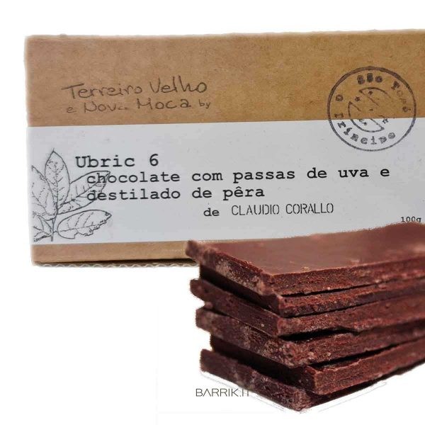 Cioccolato di Modica Fondente 70% Uva Passa e Distillato di Pera - Claudio Corallo