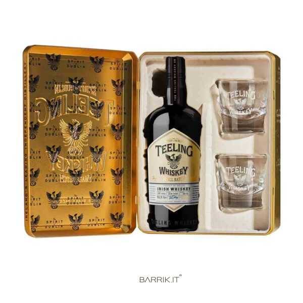 Whisky Small Batch Irish Teeling in Confezione di latta con 2 bicchieri - immagine 2