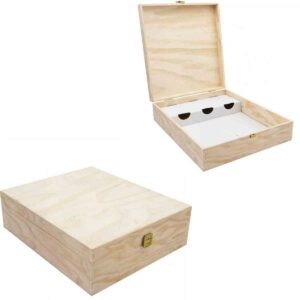 Cassetta in Legno di Pino 3 Bottiglie