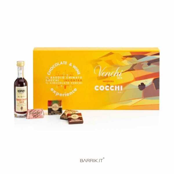 Confezione Chocolate & Wine Experience Barolo Chinato Cocchi - Venchi