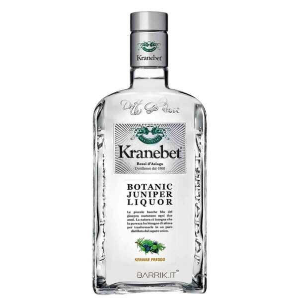 Kranebet Gin Botanic Juniper liquor - Rossi D'Asiago