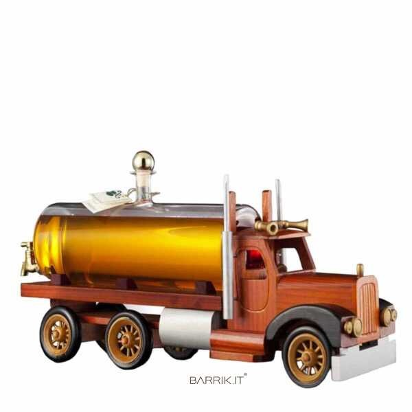Culto Grappa di Amarone Camion in Legno e Vetro Soffiato