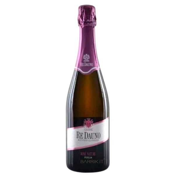 Spumante Metodo Classico Rosé Nature Nero di Troia Cantine Re Dauno