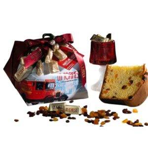 Panettone la Torinese con Ramo Gianduiotti Regalo - Pasticceria Muzzi