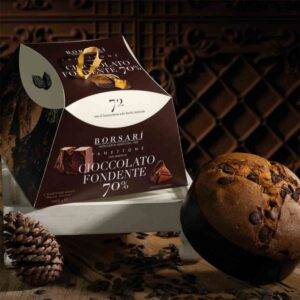 Panettone Gocce Cioccolato Fondente 70% Borsari Muzzi