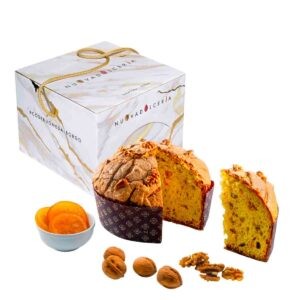 Panettone Siciliano Degli Iblei con Fichi Secchi, Noci e Cubetti d’Arancia - Pasticceria Manuele