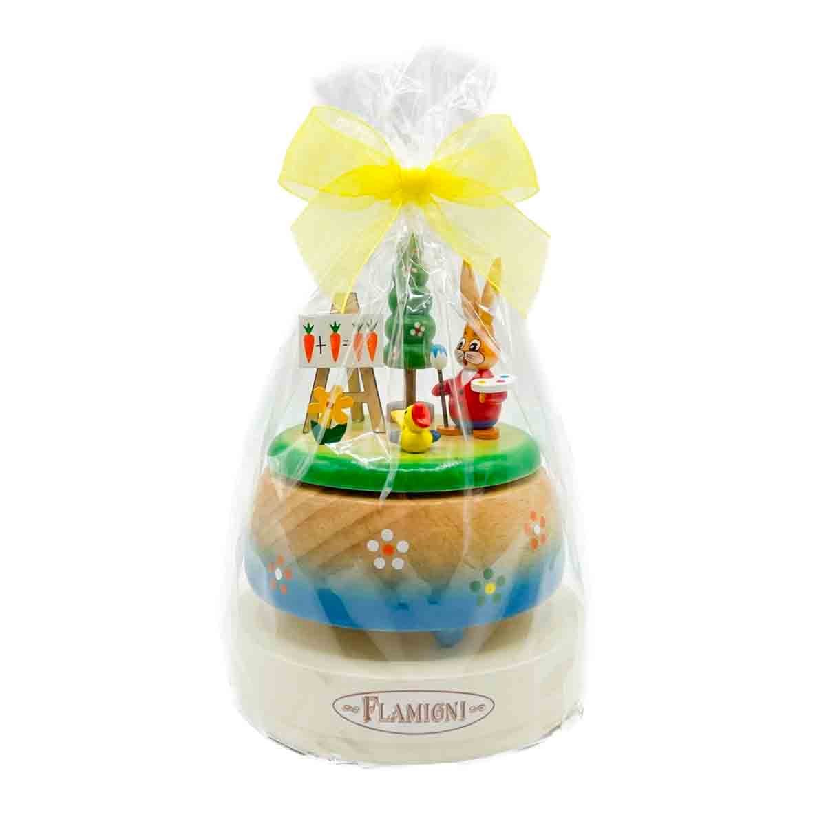 Carillon Pasqua in legno con Coniglietto a Scuola Flamigni