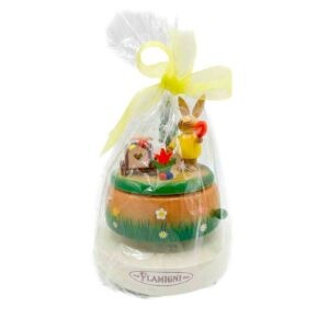 Carillon Pasqua in legno con Coniglietto Flamigni
