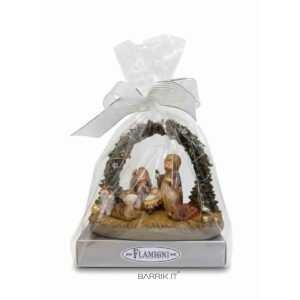 Presepe Natività con Luce Led e Torroncini Flamigni