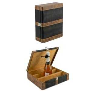 Cassetta in Pelle da 3 Bottiglie Regalo
